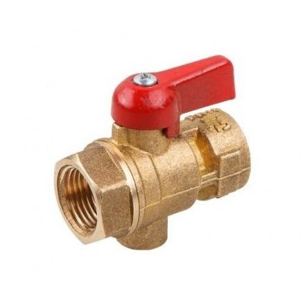 Кран шаровой 1/2" под манометр ЦВЕТЛИТ (ZW10024)