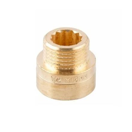 Удлинитель латунный внутренняя-наружная 1/2"X10 мм AV ENGINEERING (AVE301001)