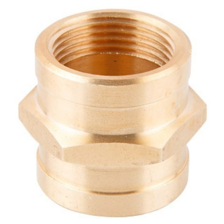 Муфта латунная внутренняя-внутренняя 1/2" AV ENGINEERING (AVE302001)