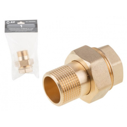 Американка прямая 1" с внутренней-наружной резьбой AV Engineering (AVE308003)