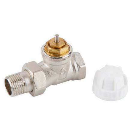 Кран вентильный для радиатора 1/2" прямой под термоголову AV ENGINEERING (AVE298312)