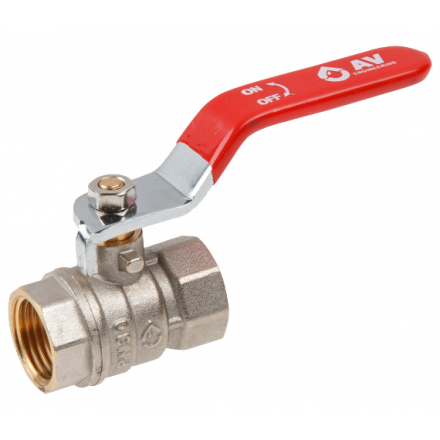 Кран шаровой 1/2" PN30 с внутренней резьбой ручка AV ENGINEERING (AVE138012)