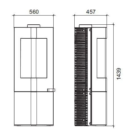 Печь-камин Invicta Moaï