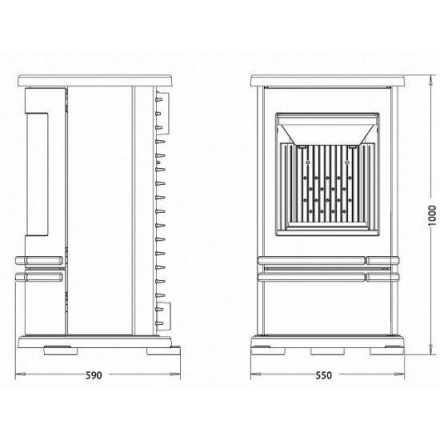 Печь-камин Invicta Orense