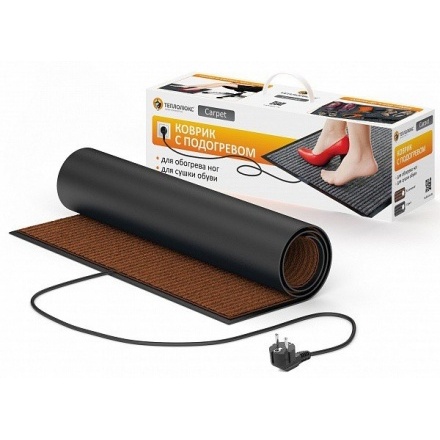 Мобильный теплый пол Теплолюкс-carpet 80х50 коричневый