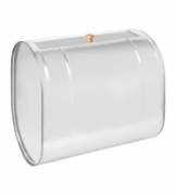 Бак Везувий нержавеющий 60 л (под контур) горизонталь (AISI 439)