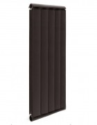 Алюминиевый дизайн радиатор SILVER S 1500 шоколадный муар