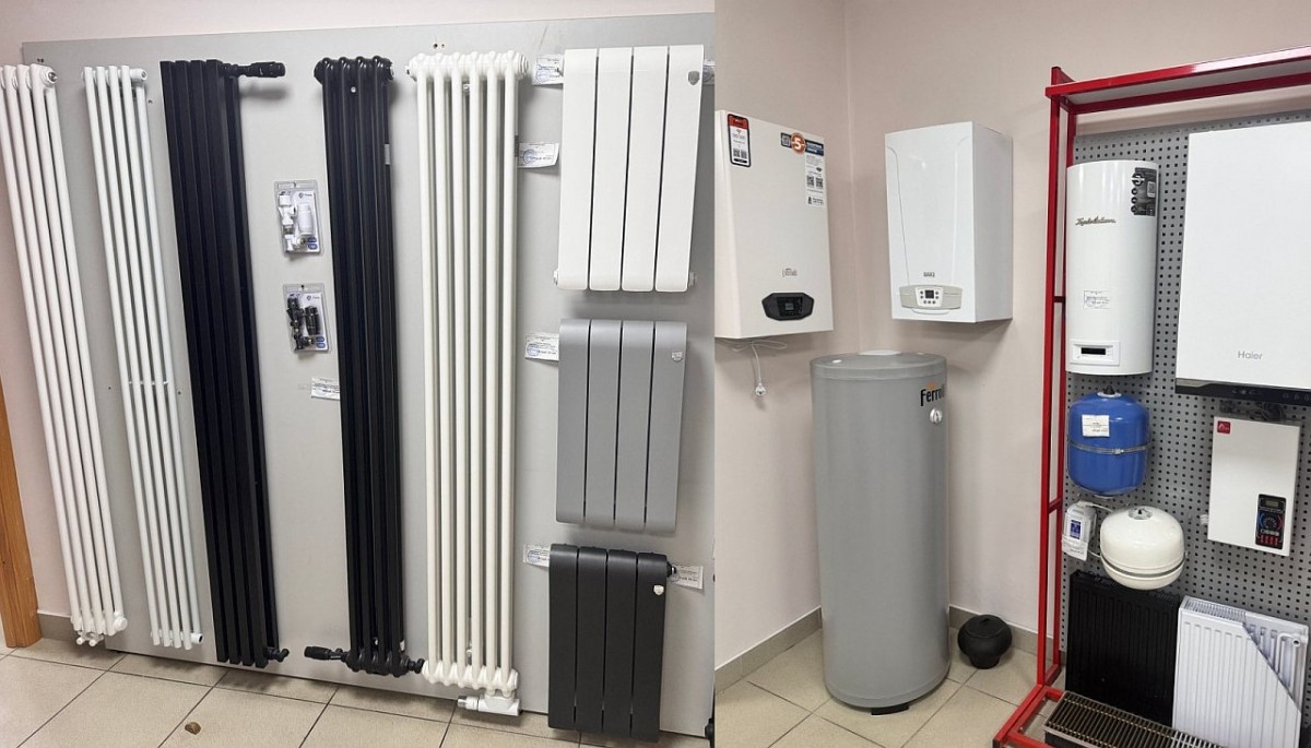 дизайн радиаторы в шоу-руме