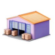 Большой склад товаров для отопления и сантехники