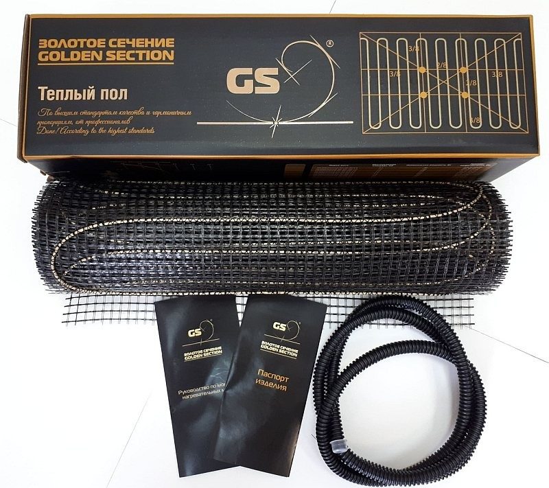нагревательный мат Золотое Сечение