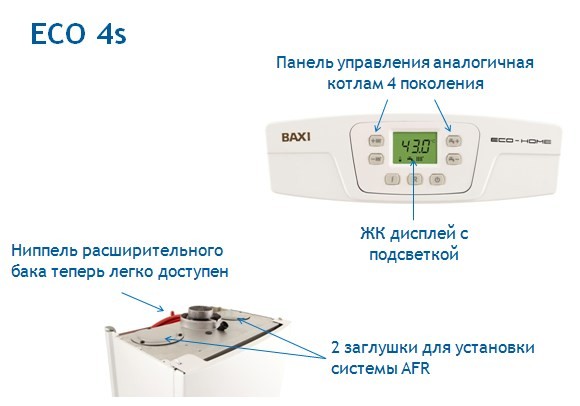 Газовый котел Baxi ECO 4S 24F  в Минске, цена, доставка по РБ