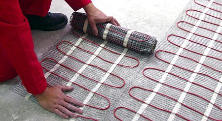 Нагревательный мат-секция