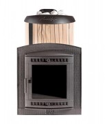 Печь банная ProMetall Атмосфера L в ламелях Окаменевшее дерево