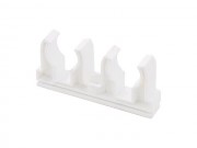 Клипса (опора) для труб ПП двойная 25 РосТурПласт