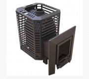 Печь для бани Пегас 16 NEXT ДТ4 стекло сетка премиум