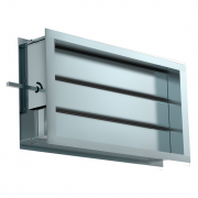 Клапан воздушный с подставкой под электропривод Shuft DRr