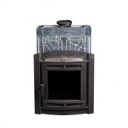 Печь банная ProMetall Атмосфера L в облицовке Талькохлорит Узор №7