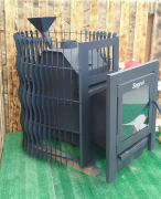 Банная печь Согрей Дача ЗК 18 Панорама