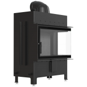 Каминная топка Kratki LUCY/14/P/NEW/BLACK