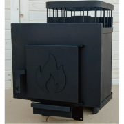 Банная печь ComfortProm сталь 3 мм (до 16 м. куб.) стальная дверь огонек