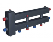 Гидравлический разделительный узел с коллектором ГРУ+КМГ 60-3ВН сталь с 3-мя кронштейнами RISPA