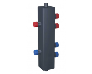 Гидравлический разделительный узел ГРУ60-2В сталь с 2-мя кронштейнами RISPA