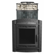 Банная печь ProMetall Атмосфера L Пироксенит ламель+сетка  с тоннелем