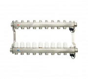 Коллекторная группа в сборе с термостатическими и запорными клапанами ONDO