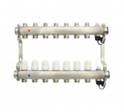 Коллекторная группа в сборе с термостатическими и запорными клапанами ONDO