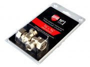 Набор нижнего подключения из 2х узлов Royal Thermo 3/4" накидная гайка-евроконус угловых одинарных