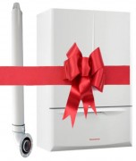 Газовый котёл Immergas Victrix Extra 24 Plus, с трубой, датчик температуры, комплект к бойлеру