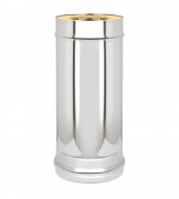 Сэндвич-труба 0,5 м Везувий 0,8 мм (AISI 304 0,8/430 0,5)