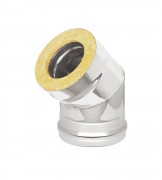 Сэндвич-отвод 45 Везувий (AISI 304 0,8/430 0,5)