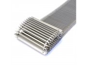 Декоративная решетка Techno Стандарт 215 мм серебро