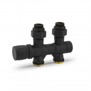 Узел нижнего подключения Varmega VMDV25, 1/2"х3/4"EK, универсальный