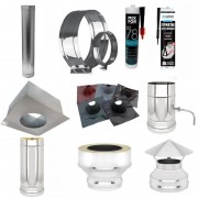 Комплект для твердотопливных котлов диаметр 115 мм