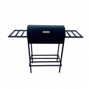 Мангал стационарный ComfortProm Велес с крышкой