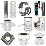 Комплект для твердотопливных котлов диаметр 115 мм