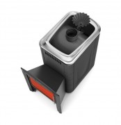 Печь для бани Термофор Ангара 2012 Carbon Витра ЗК антрацит