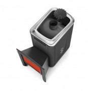 Печь для бани Термофор Ангара 2012 Carbon Витра ЗК ТО антрацит