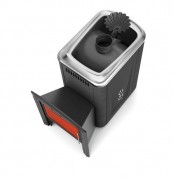 Печь для бани Термофор Ангара 2012 Inox Витра ЗК ТО антрацит