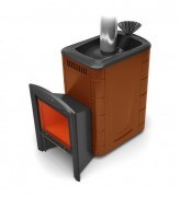 Печь для бани Термофор Гейзер 2014 Inox Витра ЗК терракота