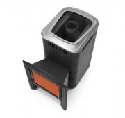 Печь для бани Термофор Тунгуска 2017 Carbon Витра антрацит