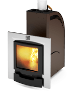 Печь для бани Теплодар Лагуна-12 ТК Панорама