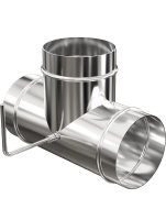 Тройник воздуховода Теплодар для Сиесты левый