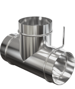 Тройник воздуховода Теплодар для Сиесты правый