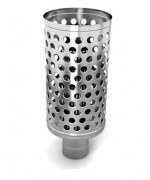 Каменка натрубная ДИЗЕЛЬ, ф115, 1/0,5мм, нерж/нерж