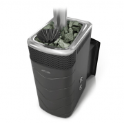 Печь для бани Термофор Гейзер XXL 2017 Carbon Витра ЗК ТО антрацит