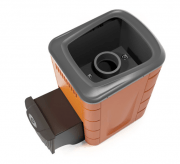 Печь для бани Термофор Каронада Мини Heavy Metal ДА терракота