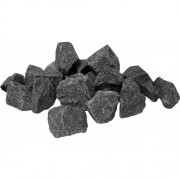 Камни для бани TALKORUS Габбро-диабаз колотый 20 кг, мелкий (50-90мм)